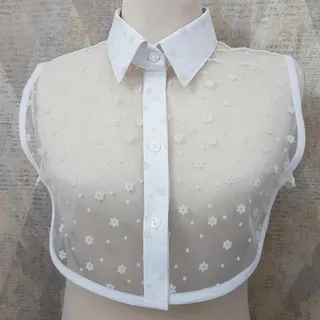 یقه تزیینی با پوشش جلو