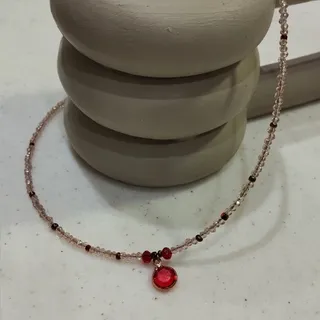 گردنبند با پلاک سوارسکی