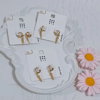 گوشواره آبکاری طلا