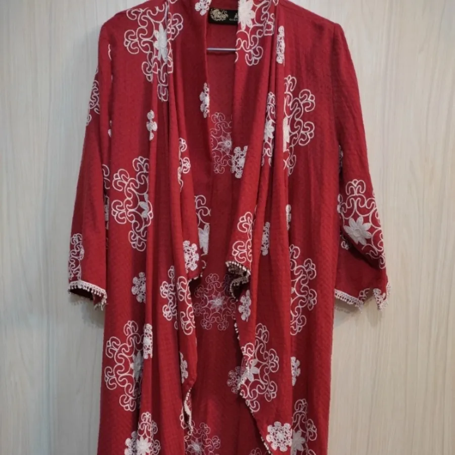 مانتو زیبا تماما سوزن دوز