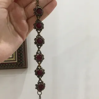 دستبند مس جواهر
