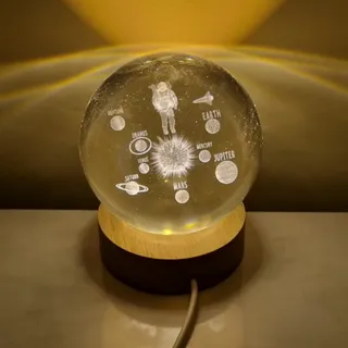 چراغ خواب گوی شیشه ای