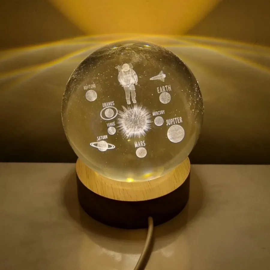 چراغ خواب گوی شیشه ای