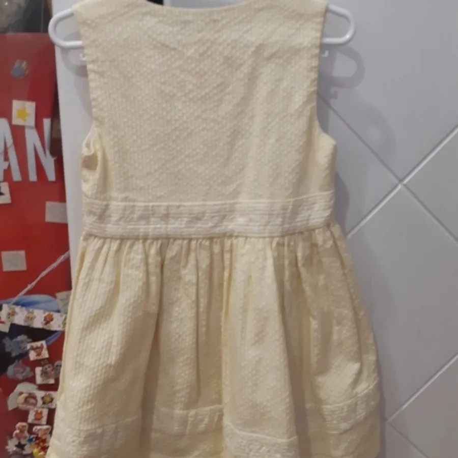 پیراهن دخترانه کتان المان