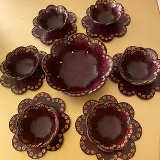 سرویس اجیل خوری چرمی