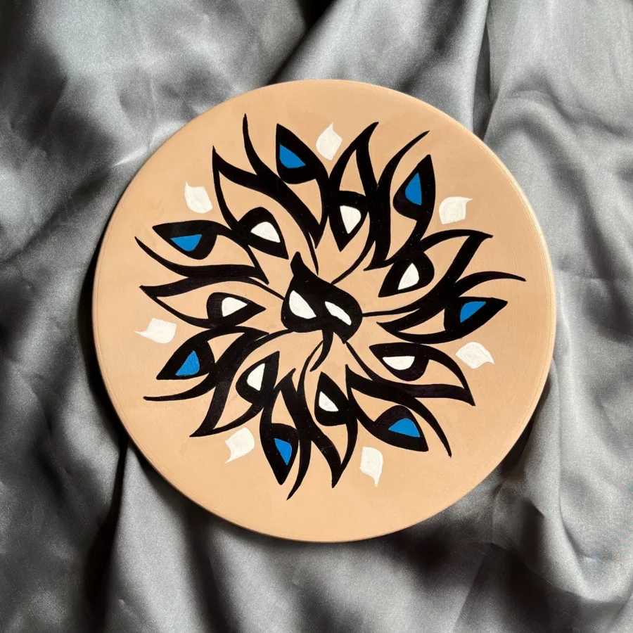 دیوارکوب سفالی قطر 20