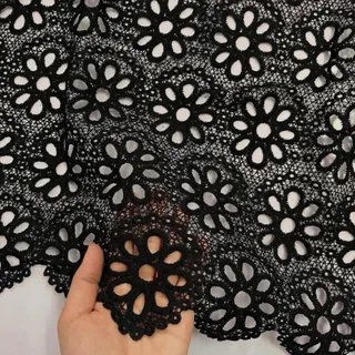 1 متر گیپور مشکی