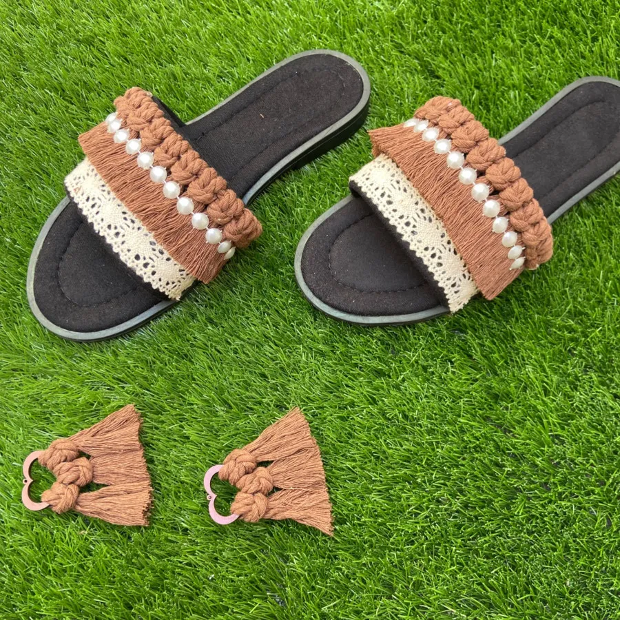 صندل مکرومه