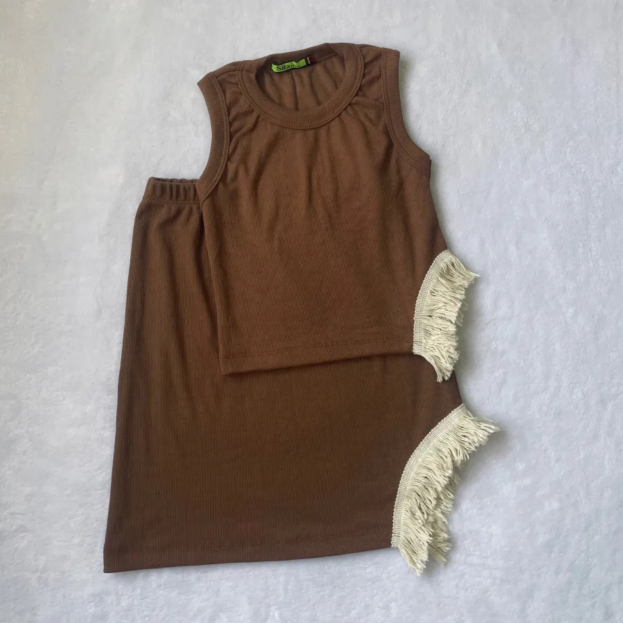 ست کراپ دامن