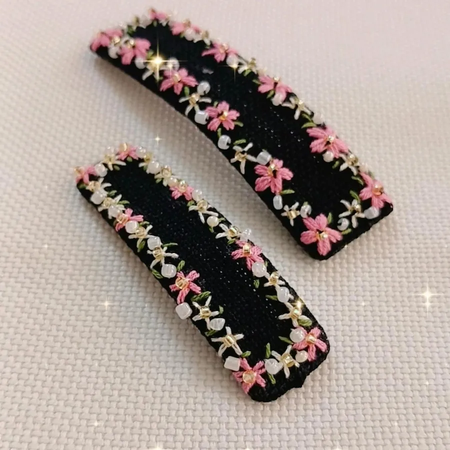 گیره مو گلدوزی شکوفه