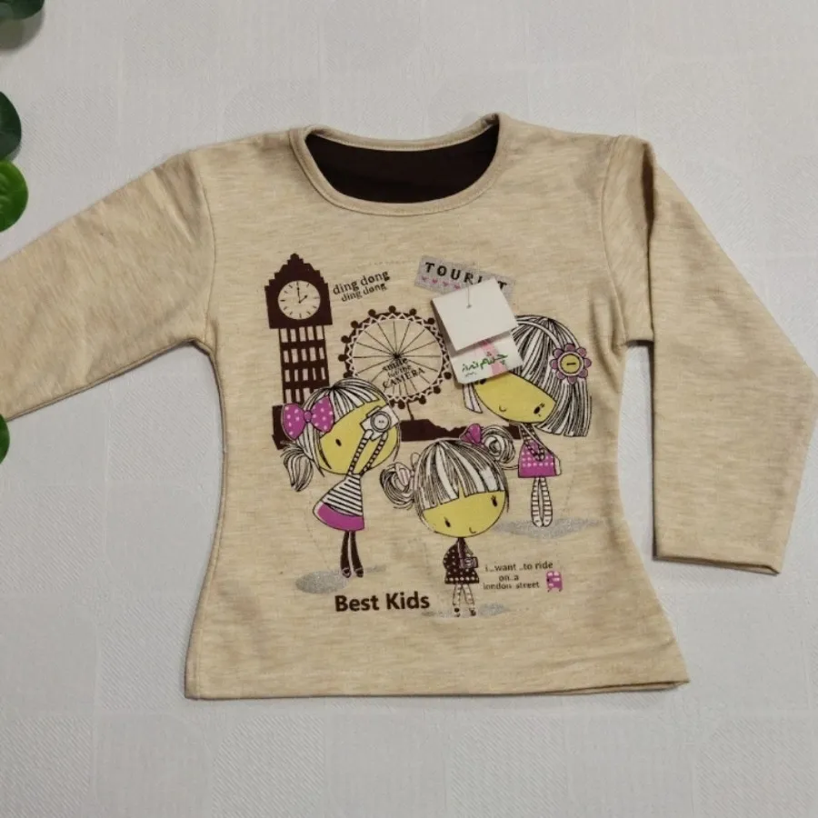 بلوز آستین بلند دخترانه