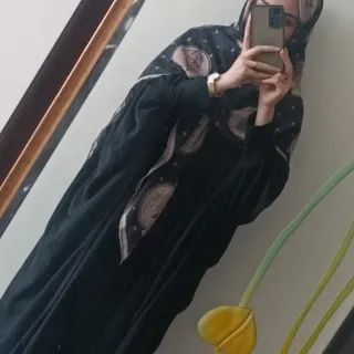 مانتو عبایی مشکی