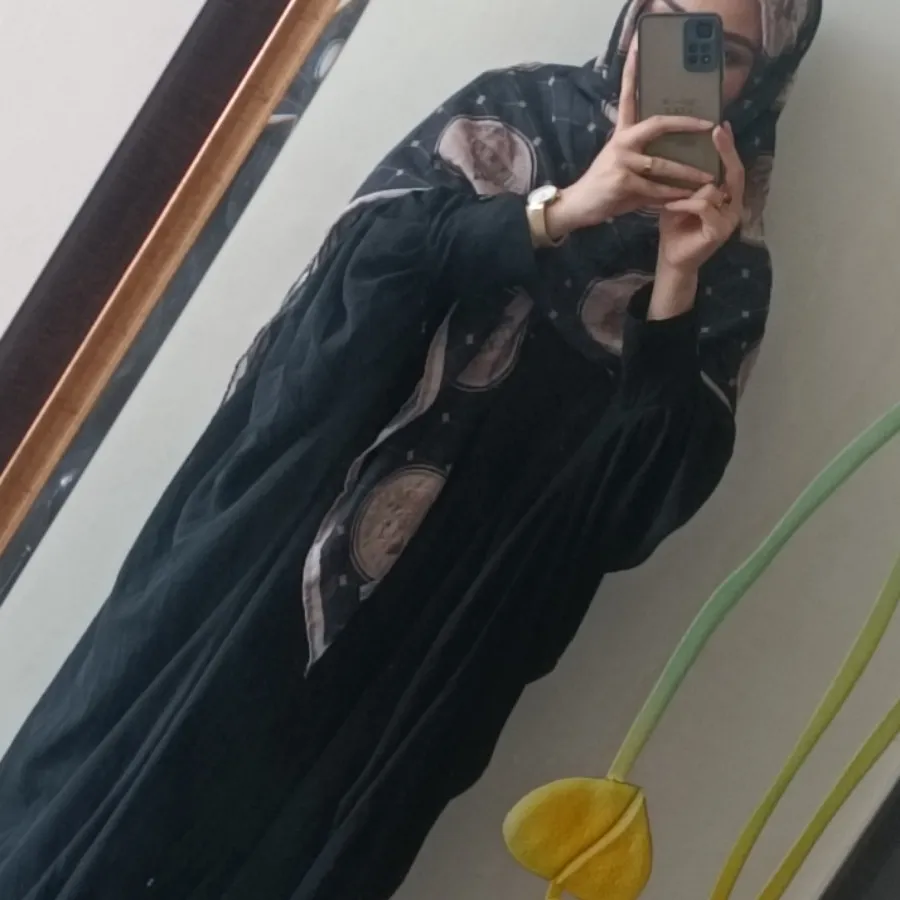 مانتو عبایی مشکی