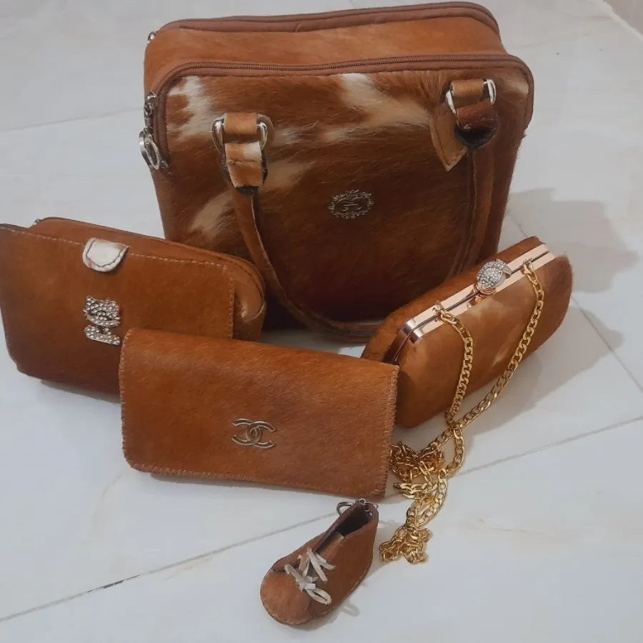 ست کیف چرم دستدوز