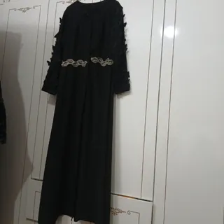 مانتو مشکی بلند تا مچ پا