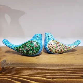 2عدد پرنده نقاشی