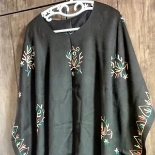 مانتو پانچ گلدوزی