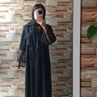 مانتو کار شده با گیپور