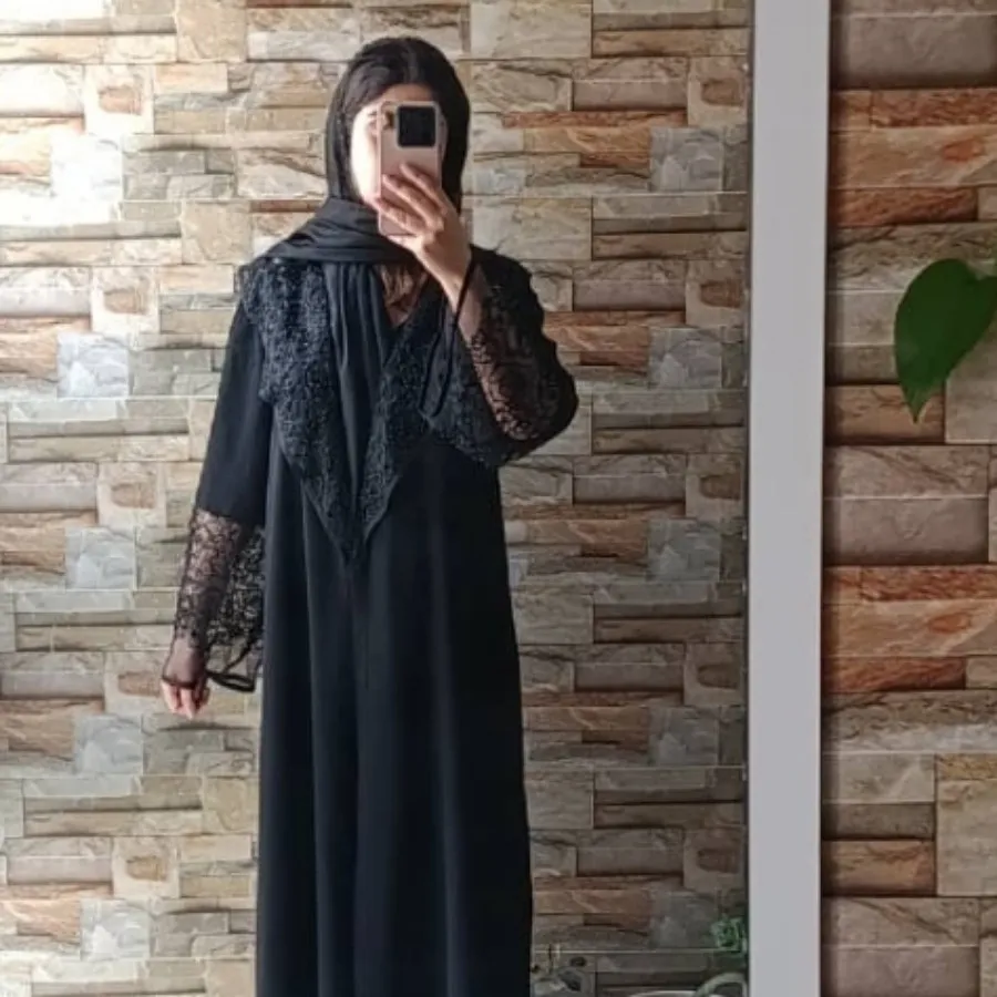 مانتو کار شده با گیپور