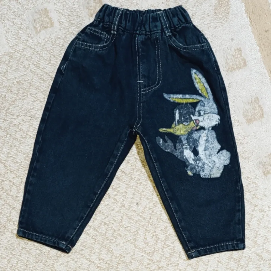 شلوار جین مام  بچگانه 2/3