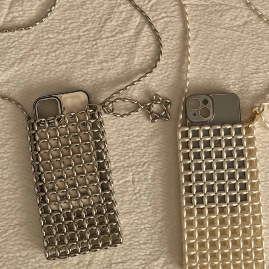 کیف موبایلی مرواریدی