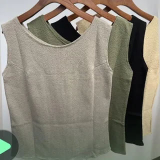 تاپ حلقه ای نخ پنبه پفکی