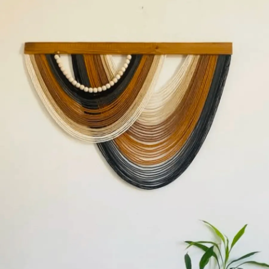 دیوارکوب مکرومه