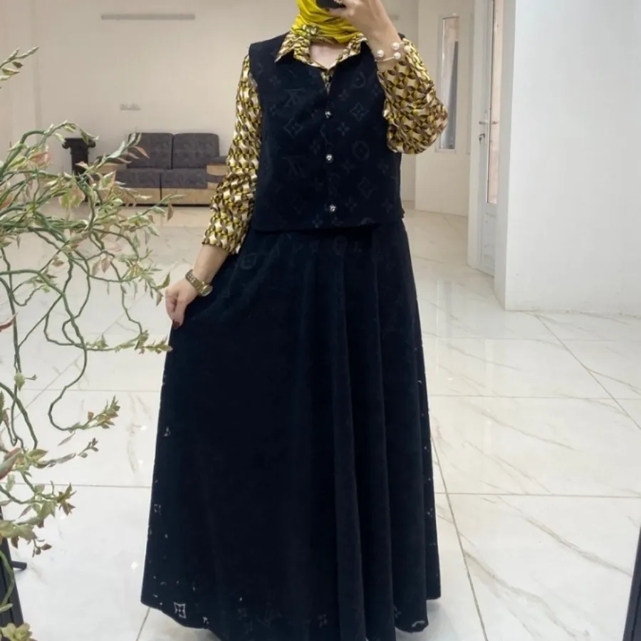 ست شومیز جلیقه دامن