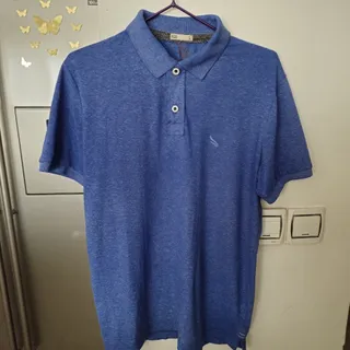 تیشرت یقه دار پنبه ای