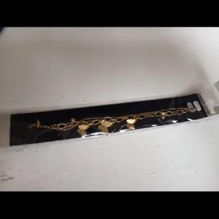 دستبند زنجیری آویز دار