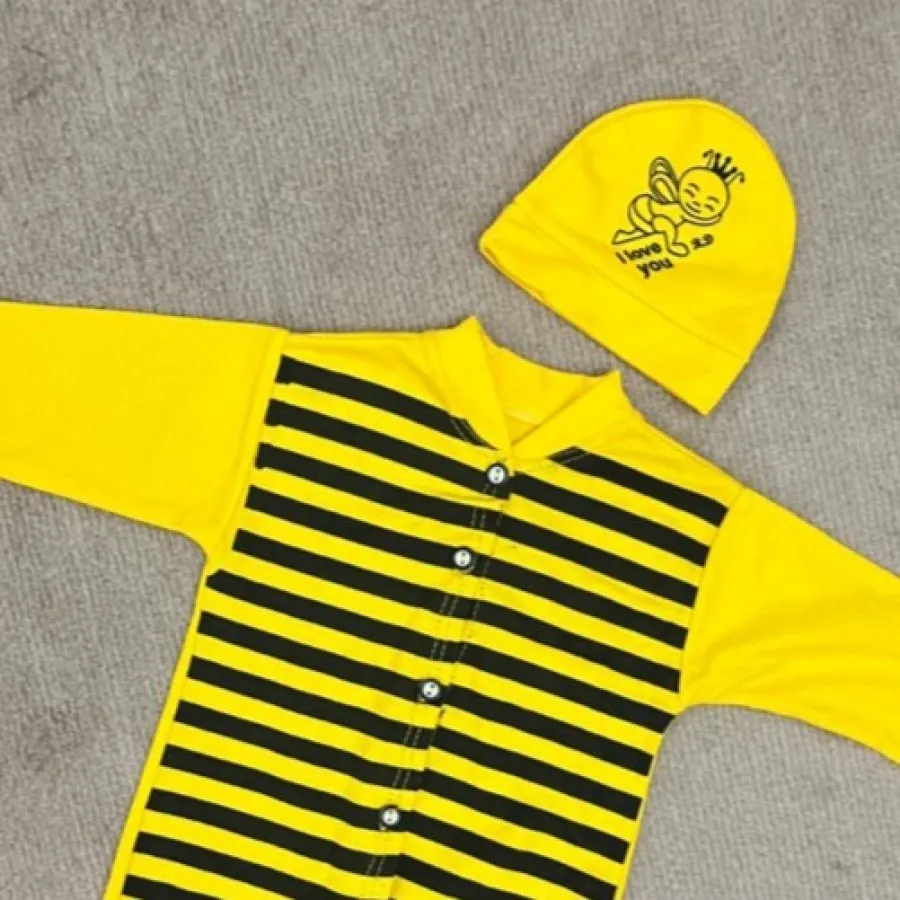 ست سرهمی و کلاه نوزادی