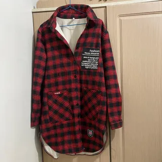 پیراهن چهار خونه داخل تدی