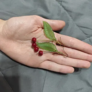 گوشواره طرح آلبالو