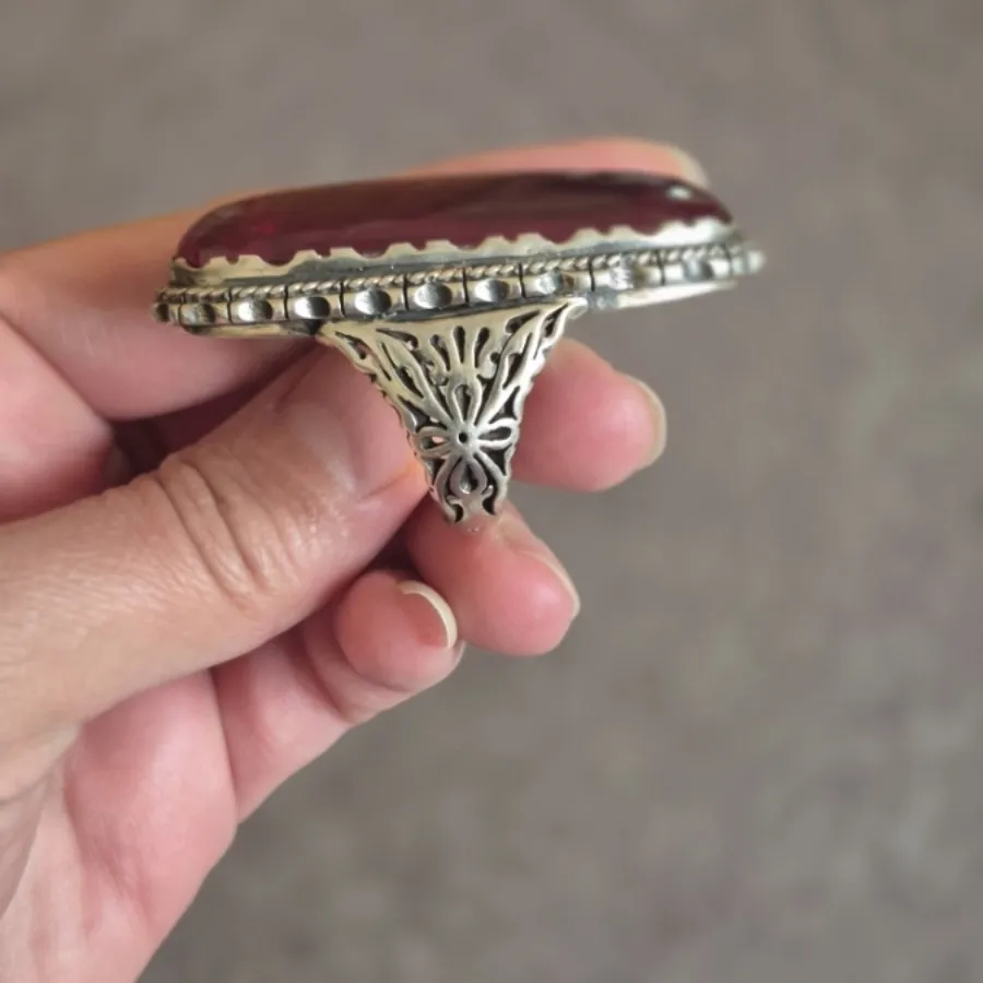 انگشتر یاقوت رکاب کیمیا