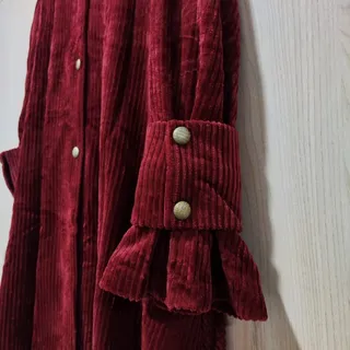 مانتو کبریتی مخمل پاییزه