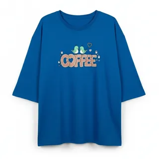 تیشرت زنانه نخ پنبه طرح