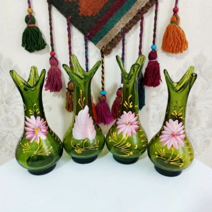 گلدان بلور قدیمی