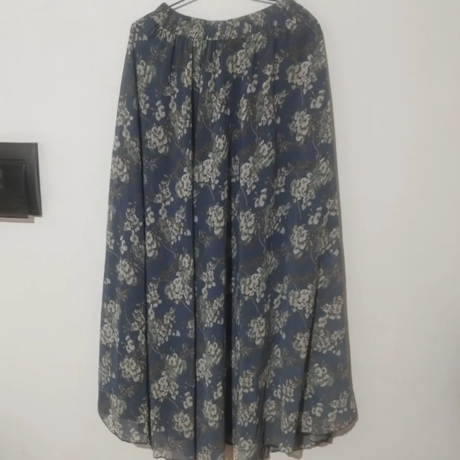 دامن کاوش حریر آستردار