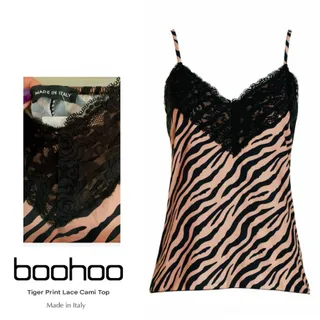 تاپ tiger boohoo