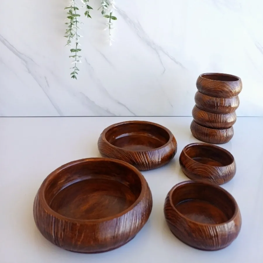 ظرف پذیرایی طرح چوب