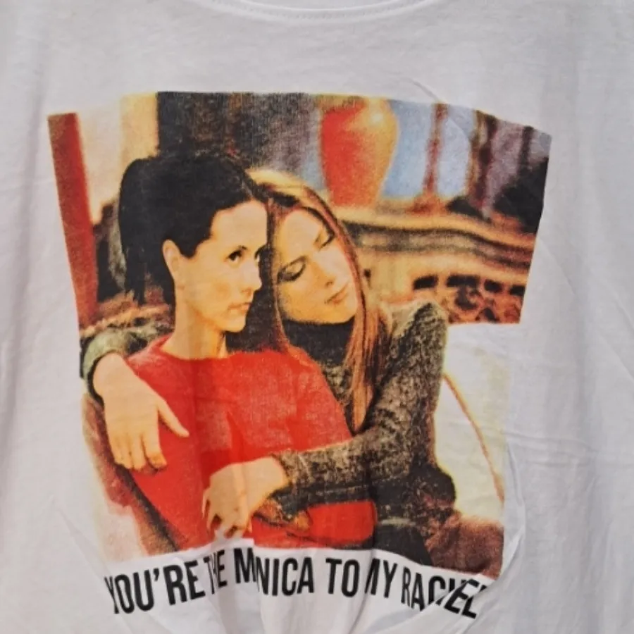 تیشرت سفید وارداتی فرندز