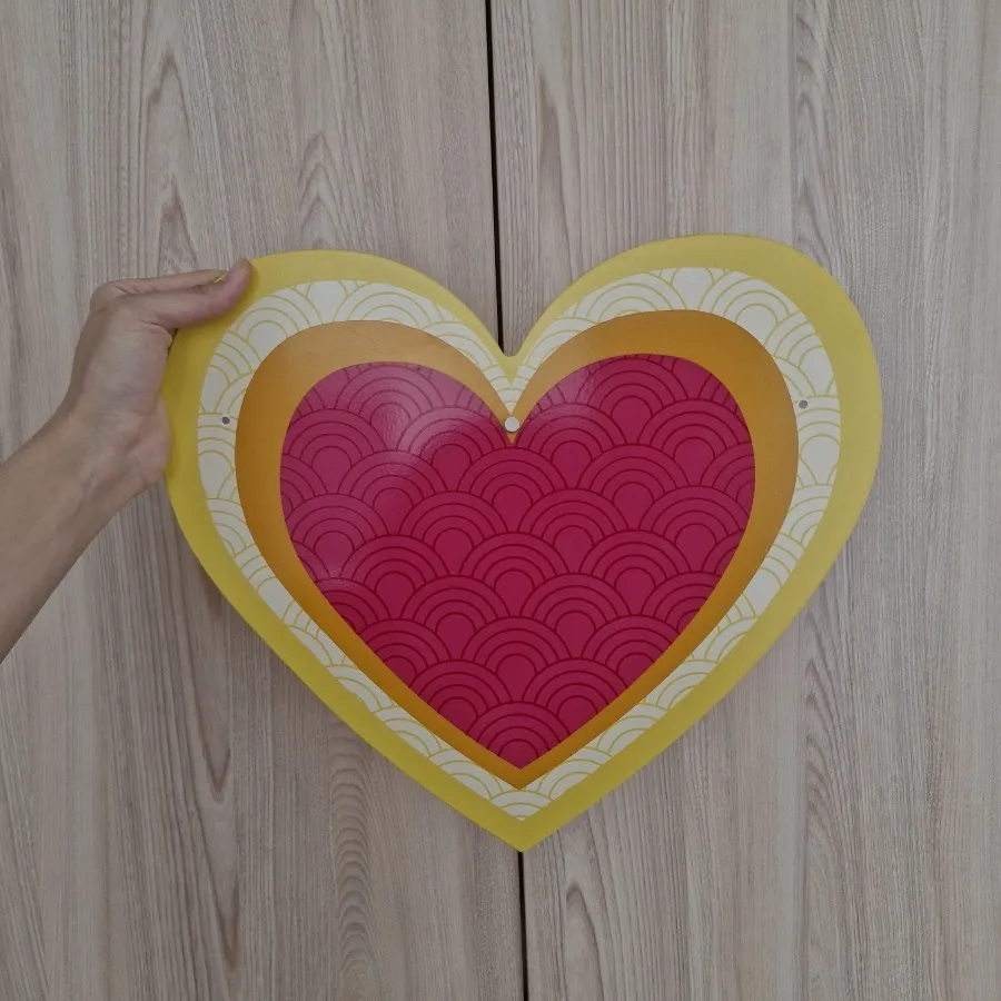 برد فلزی وینتیج قلبی