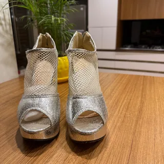 کفش مجلسی نقره ای