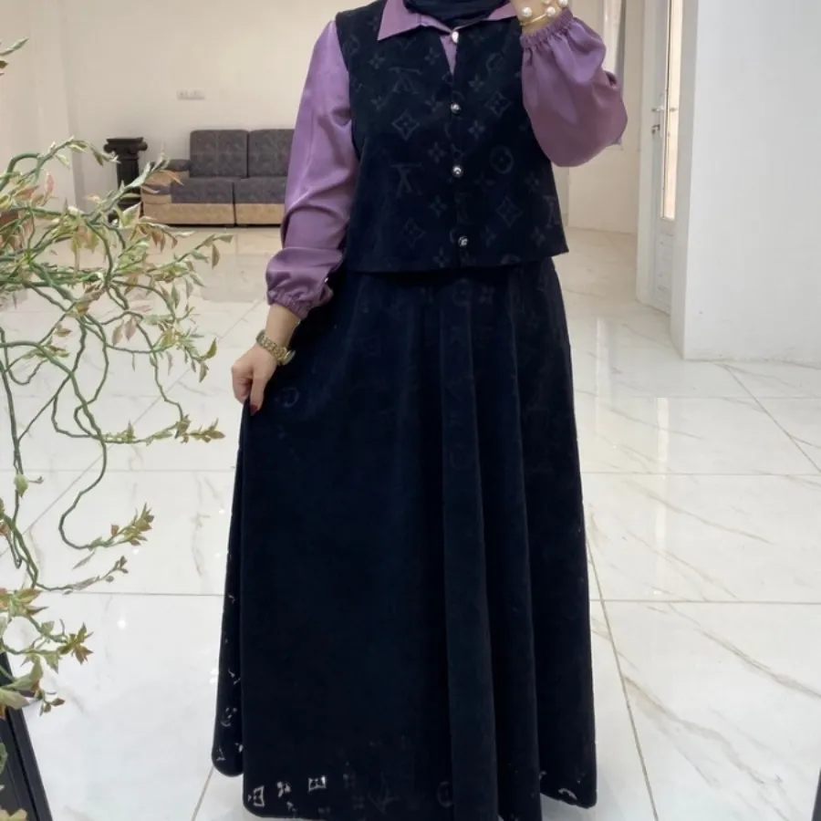 جلیقه دامن با شومیز