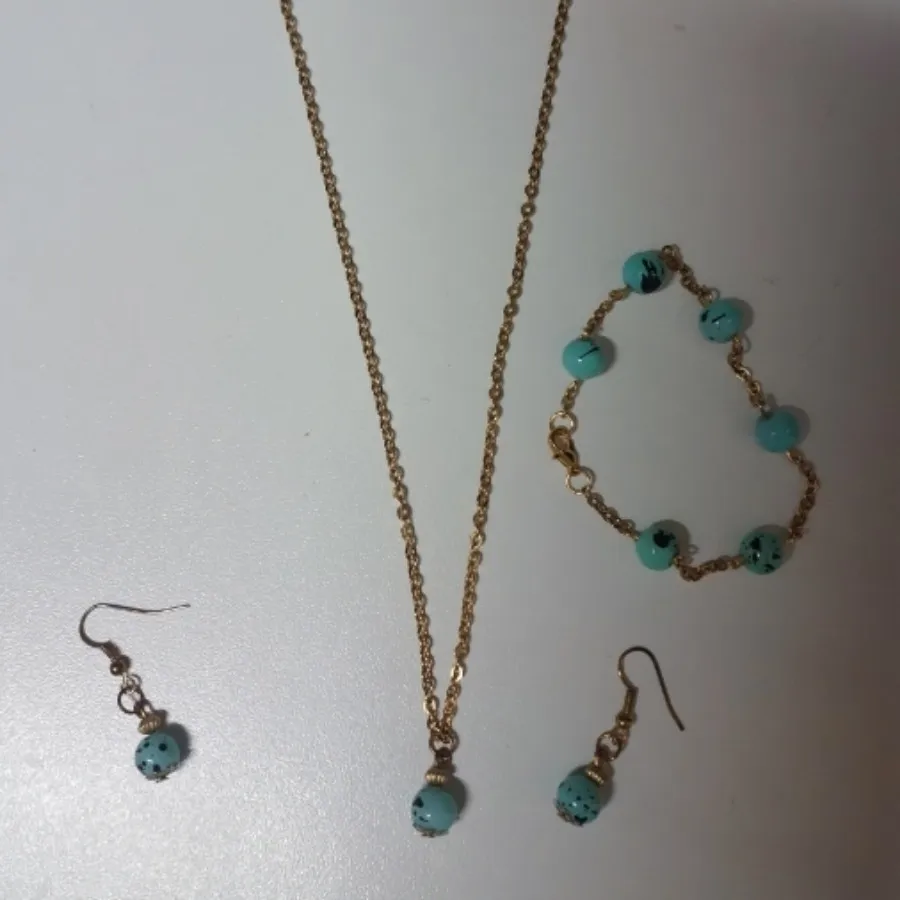 نیم ست فیروزه