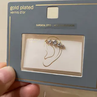 پیرسینگ سنگ کاری روکش طلا