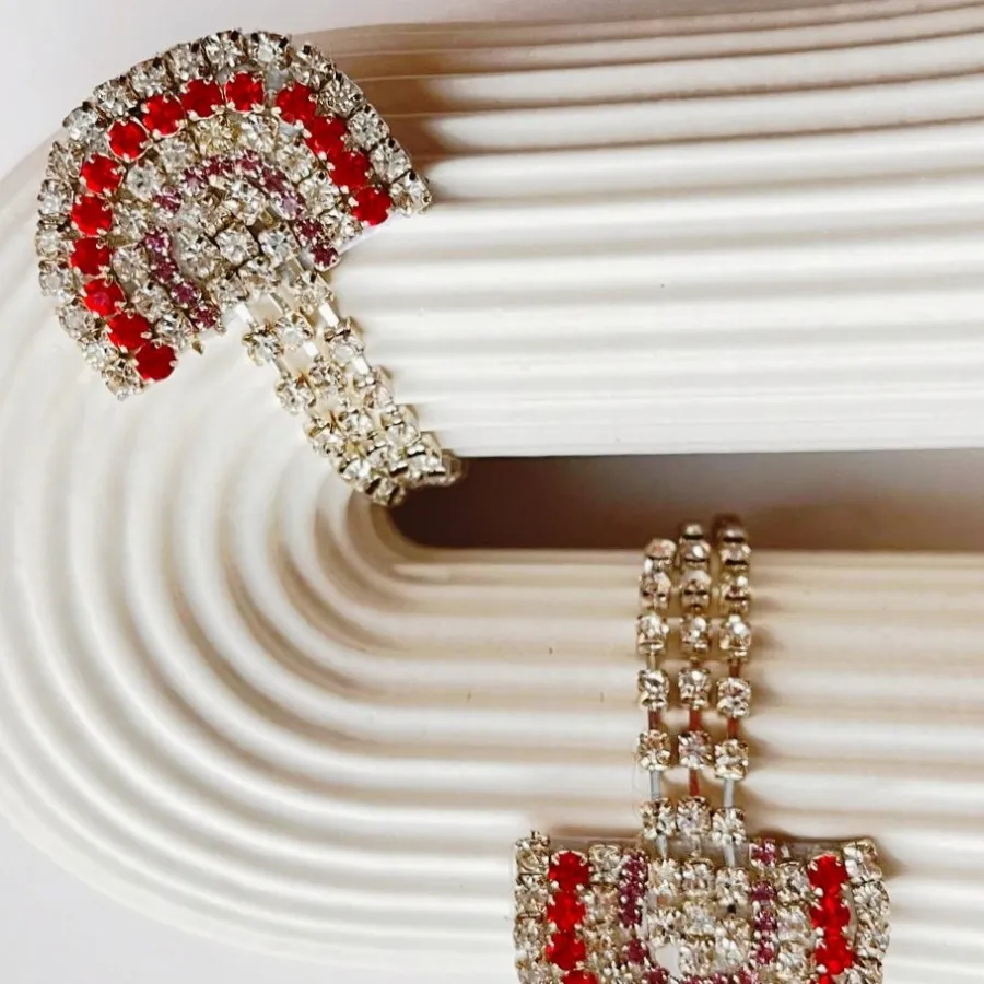 گوشواره نگینی