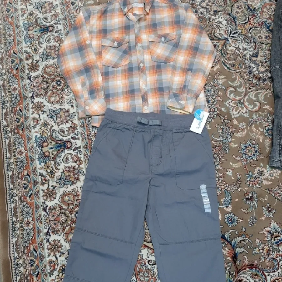 پیراهن چهارخانه پسرانه