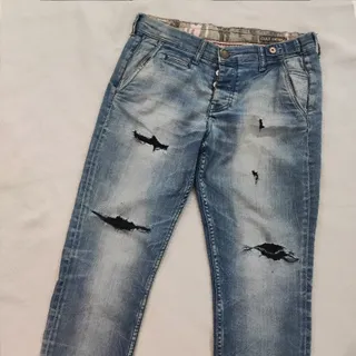 شلوار جین مردانه زاپدار