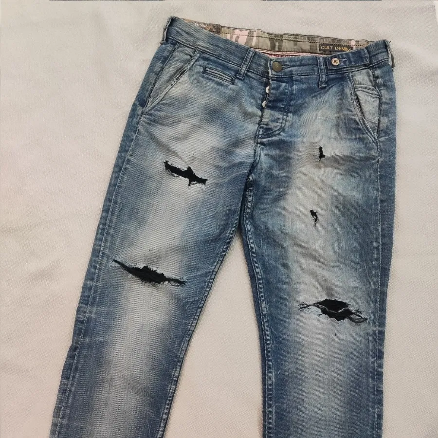 شلوار جین مردانه زاپدار